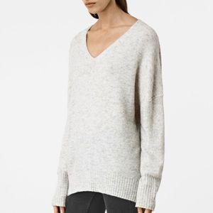 AllSaints Alpha V Neck Jumper